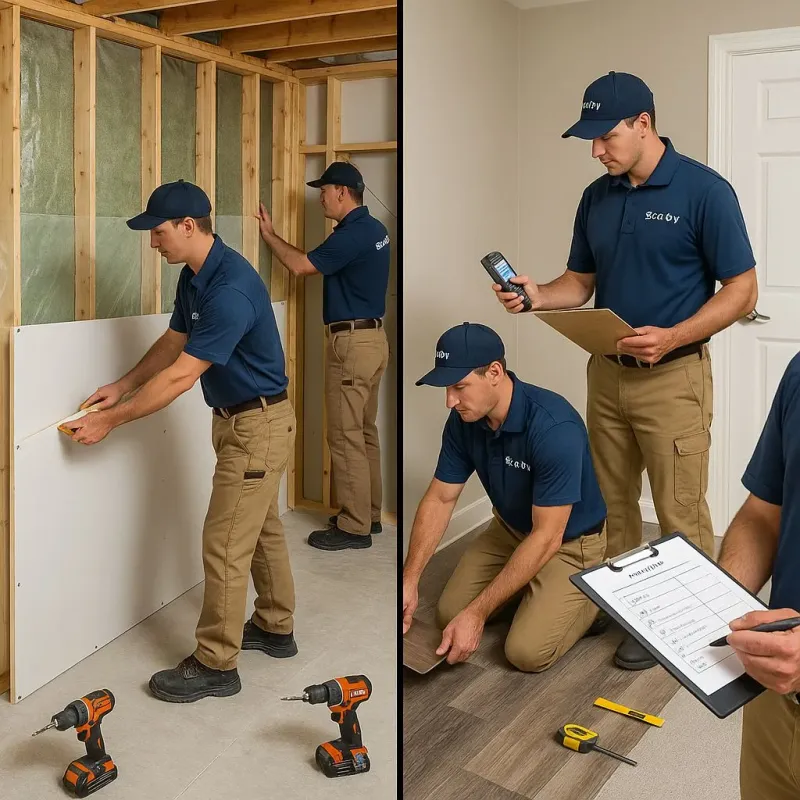 Repairs and Reconstruction process in Belcourt, ND